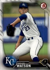 2016 Bowman Prospects #BP86 Nolan Watson Kansas City Royals