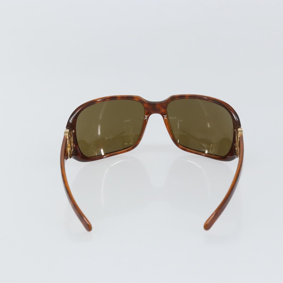 CHANEL Tortoise Pattern Sunglasses plastic Brown … - image 3