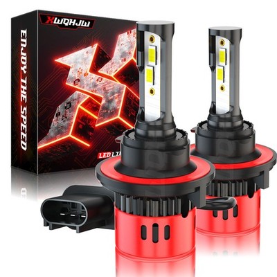 For Jeep Liberty Limited Sport Utility 2008-2012 9008/H13 LED Headlight Bulbs 2x
