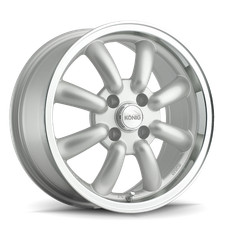 1 Konig 15x7 4x100 20 35a Rewind Graphite With Machined Lip Wheel Rim 1 Konig 15x7 4x100 20 35a Rewind Graphite With Machined Lip Wheel Rim