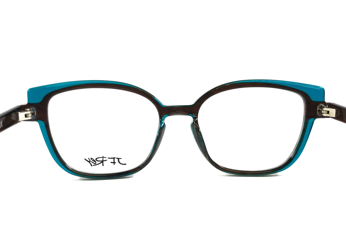 めがねブルー J.F. Rey Eyeglasses Frames JF1488 9025 Brown Green Blue Turquoise