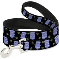 Comedy Central Pet Leash, Dog Leash, South Park Towlie and Scattered Pot Leaves