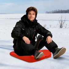 Sled Snowboard Sledding Snowboard for Winter Fun with Handle Skateboard Style