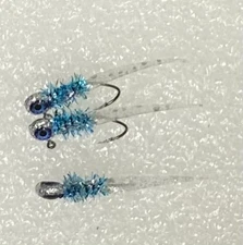 Hand tied crappie jigs/ wedge tail jigs 1/32 Ounce