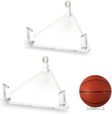 Acrylic Ball Stand Holder, Sports Ball Storage Display Rack for Basketball Footb