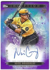Nick Gonzales 2024 TOPPS INCEPTION ROOKIE AUTOGRAPH CARD Pirates RC AUTO SP /199