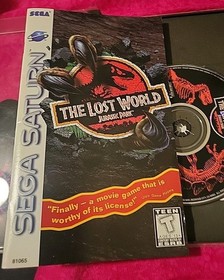 Jurassic Park The Lost World (Sega Saturn) Complete CIB - Tested And Working