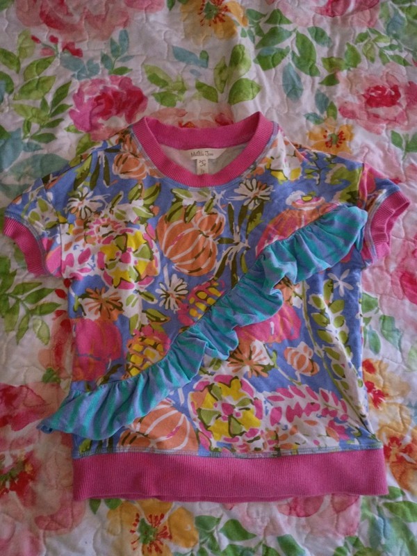 Matilda Jane Floral Shirt Girls Size 6