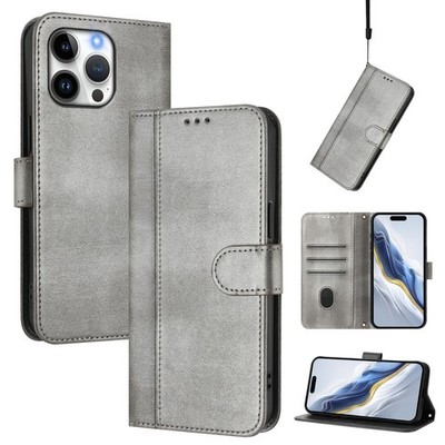 Leather Card Wallet Case Bag Flip Stand Phone Cover For iPhone Samsung Huawei
