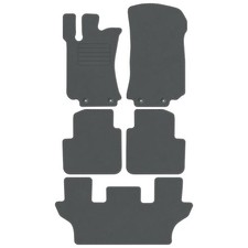 Veloursmatten für Mercedes R-Klasse V251 Lang Bj. 2005 - 2013 7-Pers. GRAU STD