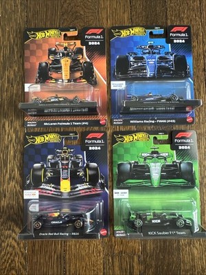 Hot Wheels F1ミニカー 2024年モデル 4台セット 2025 Hot Wheels Premium F1, Formula 1 2024 lot Of 4, Red Bull