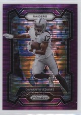 2023 Panini Prizm Purple Pulsar Prizm Davante Adams #174 1hn2