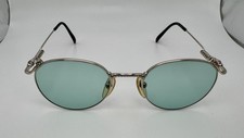 Vintage Jean Paul Gaultier 55-5105 Sunglasses Silver Green Lens 49 19 142