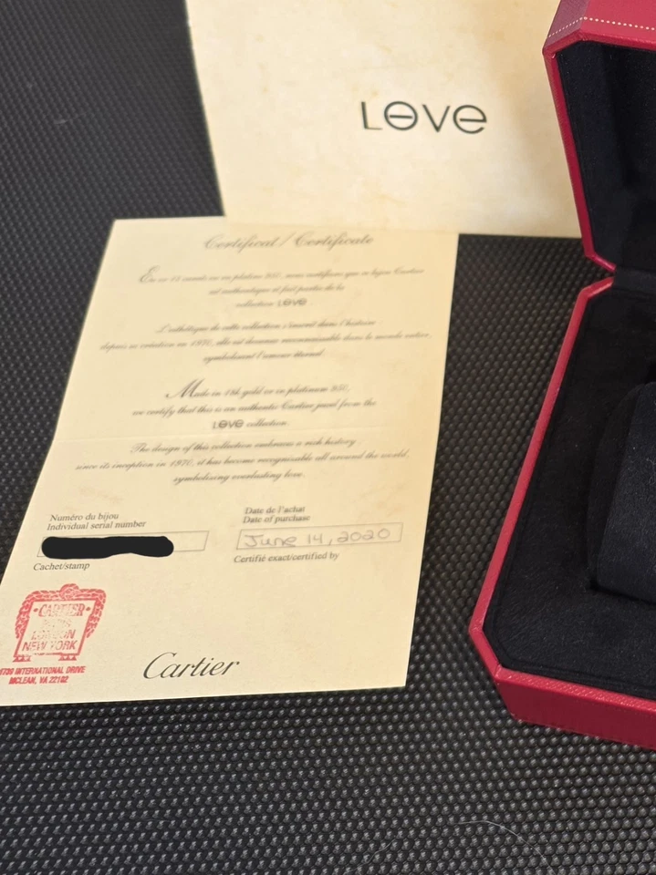 Браслет-манжета Cartier из белого золота - Изображение 4 из 4