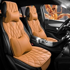 Universal Car Seat Covers PU Leather Full Set 5-Seat Protector