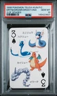 PSA 10 DRAGONAIR/DRAGONITE/DRATINI 3 Of Spades Televi-Kun Playing Card Pokemon
