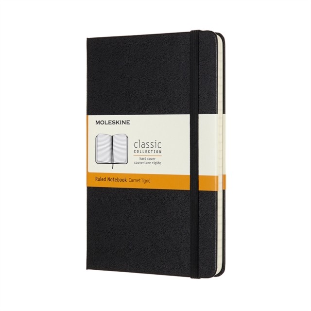 Moleskine Medium Ruled Hardcover Notebook Black (Notebook / blank book)