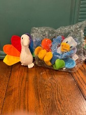 NBC Experience Peacock Plush 7 1/4" Tall Stuffed Animal PlushToy Rockefeller