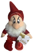 Disney Store GRUMPY Snow White Seven Dwarfs Bean Bag Plush Toy
