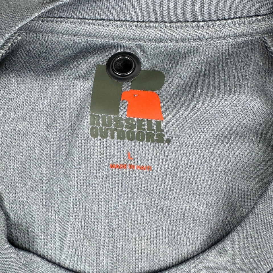 Russell Outdoors Realtree Colorblock Camo Tee Men's Size L Short Sleeve Hunting - Image 3 of 4