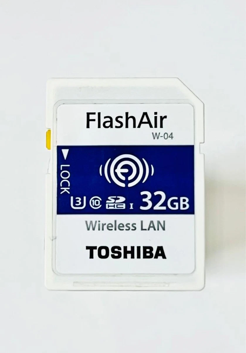 TOSHIBA FlashAir W-04 32GB Wireless Memory Card 32GB Class10 UHS-1