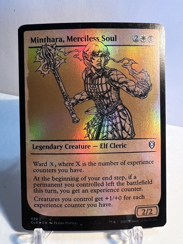 Minthara, Merciless Soul | FOIL Showcase | Battle for Baldur's Gate | MTG