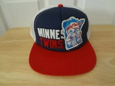Vintage MLB Minnesota Twins Snapback Hat 80s 90s American Needle NEW NWT Mesh