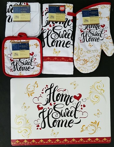Kitchen Linen & Placemats Home Sweet Home Theme, Select: Item(s) - Picture 2 of 10