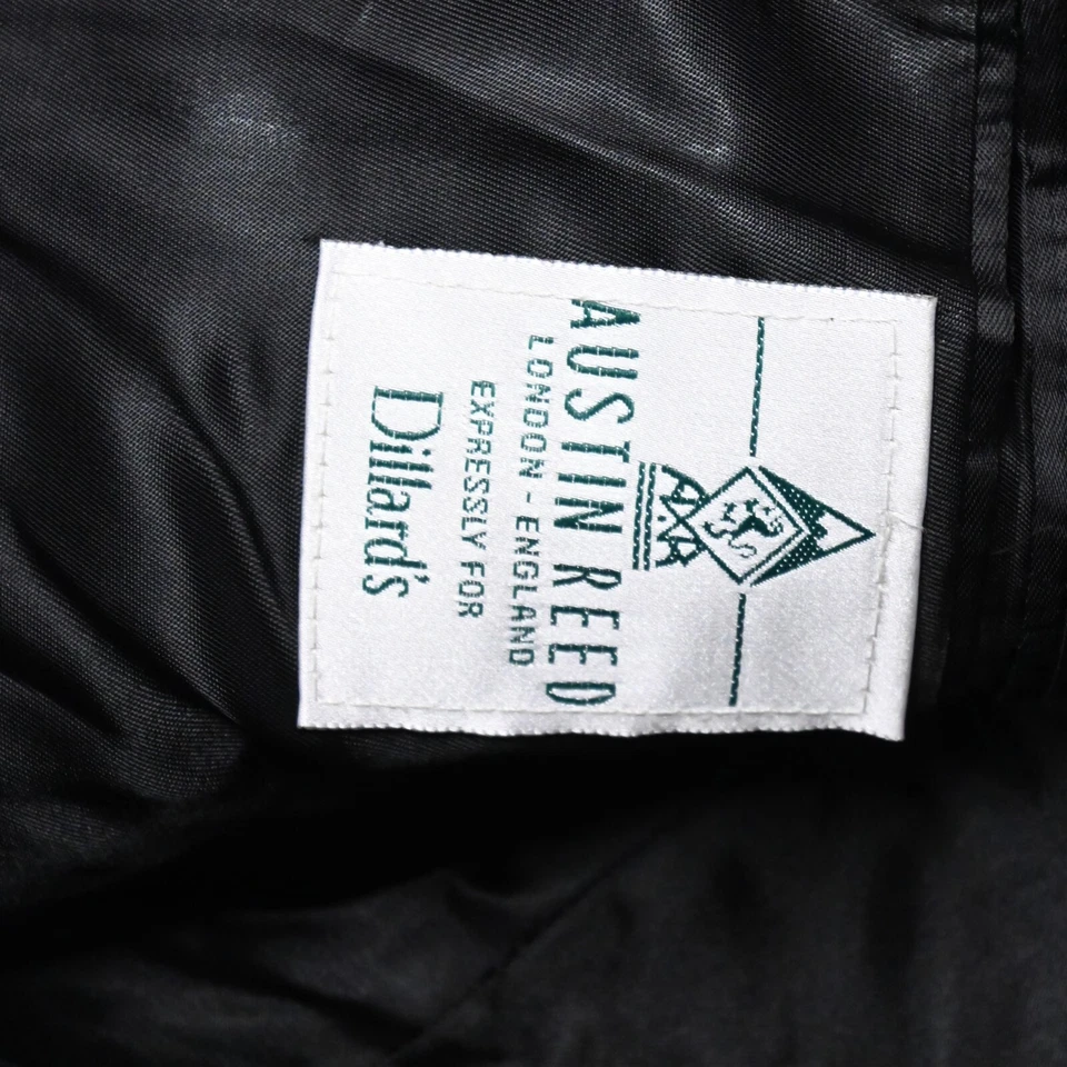 Blazer Abrigo Deportivo De Colección Austin Reed 42L Gris Espiga Mancha Tweed Foto 4 de 4