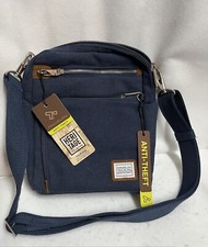 TRAVELON Travel Bag, 5-Point Anti-Theft Protec, SlashResistant Strap, Locks,NWT