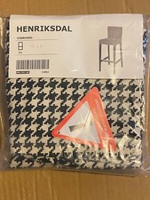 Nagelneuer Ikea Henriksdal Vibberbo Barhocker mit Rückenbezug, 404.707.58