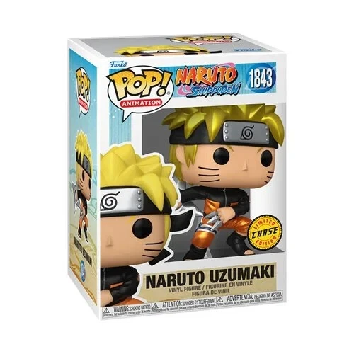 Naruto Uzumaki with Shuriken Funko Pop! Vinyl #1843 CHASE W/Protector IN STOCK