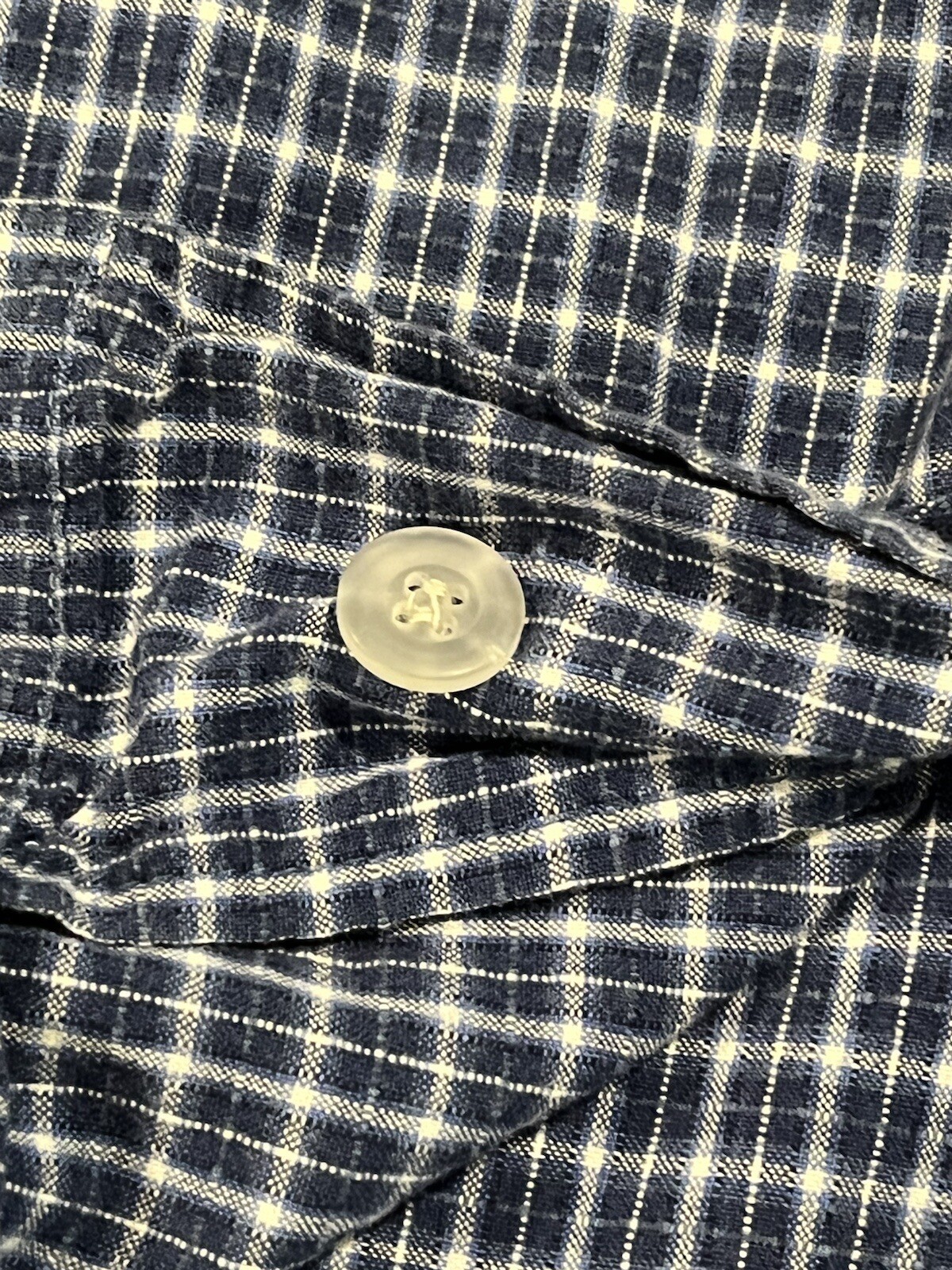 Quicksilver Button Down Men's Size Large Plaid Bl… - image 9