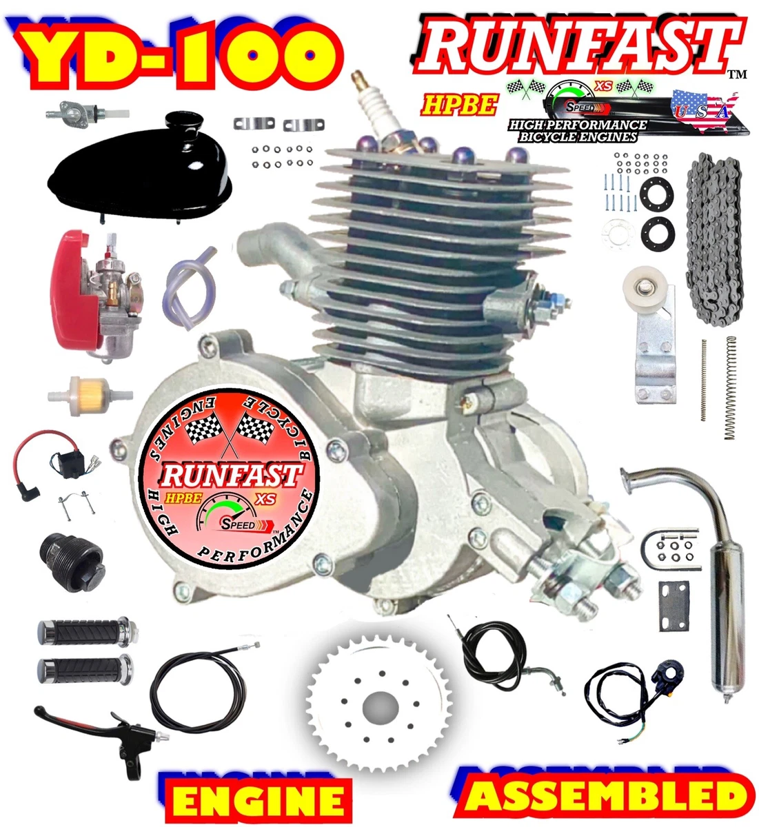 Flying horse 80cc on sale engine
