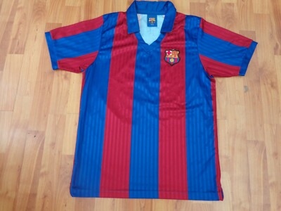 RETRO REMAKE FC BARCELONA 1988 MENS M MEDIUM HOME SHIRT SCORE DRAW