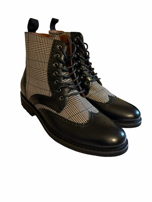Polar Fox Manchester MPX806076 Classic Wing-Tip Western Style Dress Boots Size 9