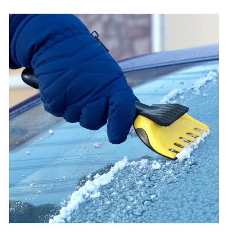 Audi Branded Stainless Steel Rubber plated Ice Scraper Car Windshield Tool | UK