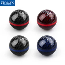 MUGEN 5/6 Speed Racing Real Carbon Fiber Shift Shifter Knob Manual MT Ball Gear