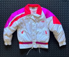 Vintage Edelweiss Skiwear Womens Medium White Winter ❄️ Ski Jacket