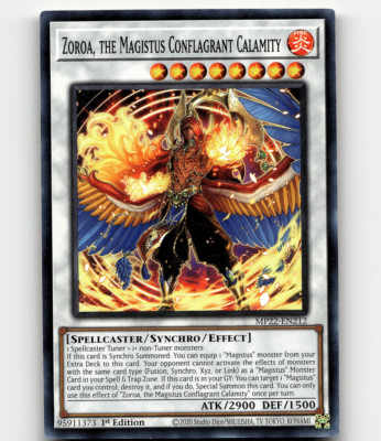 Yugioh Zoroa, the Magistus Conflagrant Calamity - 2022 Tin of the