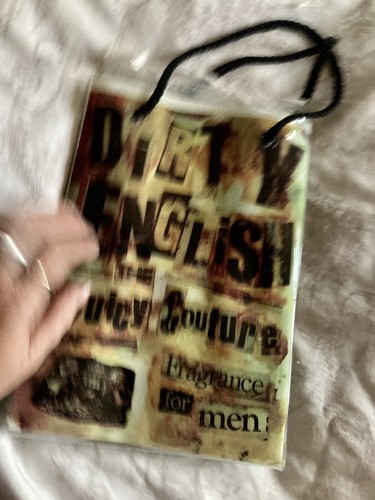 Semi Transparent Designer Juicy Couture Bag Men Man Him Dirty English Fragrance - Picture 2 of 6