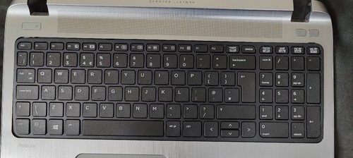 🌻 HP Probook 455 G2 Assembly Case Inc Keyboard, Trackpad, Power Button etc Used - Zdjęcie 2 z 10
