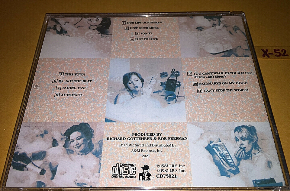 GoGos CD Beauty & the Beat hits Our Lips Are Sealed We Got Bt Belinda