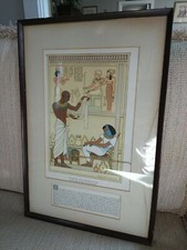 Framed Print. "Physicians costume throughout the ages". Ancient Egyptian