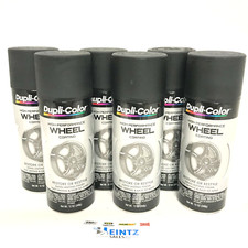 Duplicolor-hwp104-6 Pack High Performance Wheel Coating Satin Black Color - 12oz