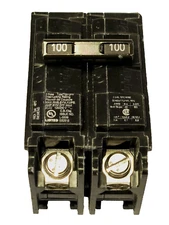 SIEMENS Q2100H 2 Pole 100 AMP Type QPH  Circuit Breaker 22 kaic. EQ9675