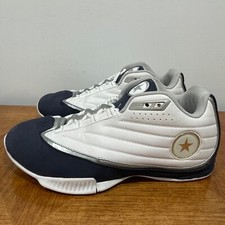 Converse Chuck Taylor All Star Basketball Shoes Mens Sz 9 White Blue Vintage Y2k