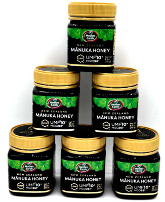 ⭐️新品未開封⭐️Mānuka Honey UMF10+ MGO261 250gx2 MANUKA HONEY MOTHER OF EARTH NEW ZEALAND UMF10+ MGO 261 SET OF 6
