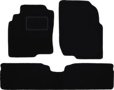Schwarze Velours-Fußmatten für: Nissan Almera Tino Kleintransporter (2000-2006)