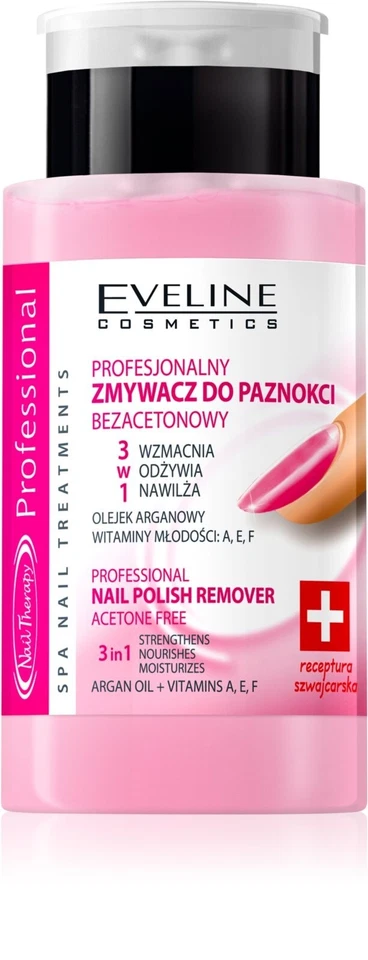 Eveline Cosmetics Professional Nail Polish Remover without Acetone 190ML